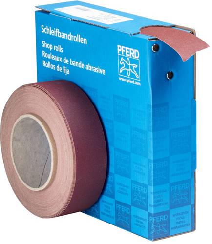 PFERD TOOLS 45016418 Schleifpapierrolle Körnung (num) 180 (L x B) 25m x 38mm 25m