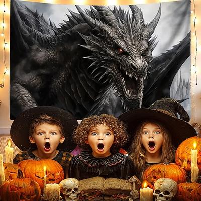 Tapisserie Banner Wandbehänge Drache 3D-Druck Tier Party Wohnheim Hintergründe aufnehmen Dekorationen Wand Tür Hintergrund