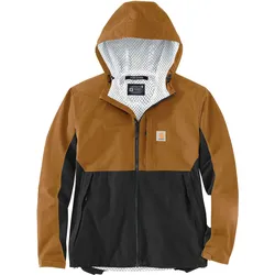 Carhartt Monterey Packable, Textiljacke wasserdicht - Hellbraun/Schwarz - M