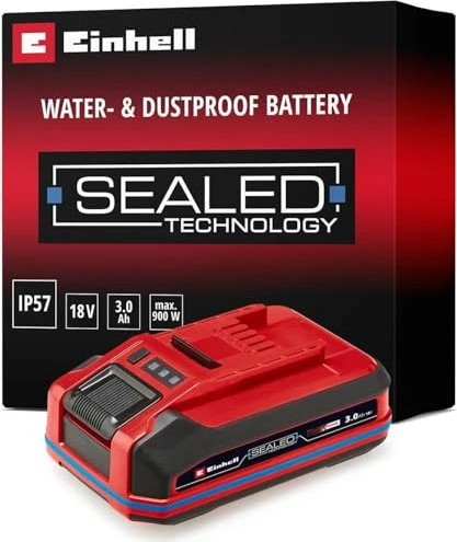 EINHELL Power X-Change Plus Akku 18V SEALED (3,0 Ah, wasser- und staubgeschützt, Schutzart IP57), 45