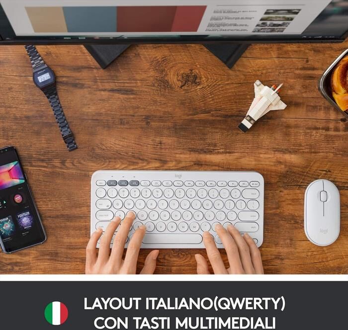 Logitech K380-offwhite