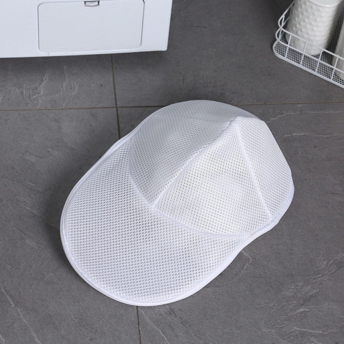 INF Grand sac de lavage pour chapeaux avec insert maintien de visière - Maille polyester lavable en machine pour casquettes de