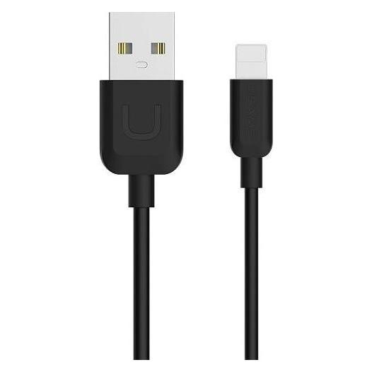 Usams Kabel U-Turn lightning 1m czarnyblack 2A IPUSBXD01 US-SJ097 (1 m, USB 3.2 Gen 1) (IPUSBXD01)