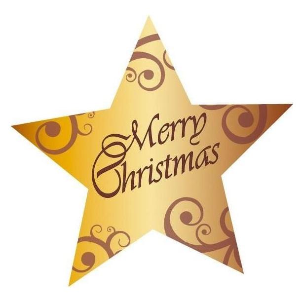 Sigel Christmas Stars (200 Sticker) (CS112)