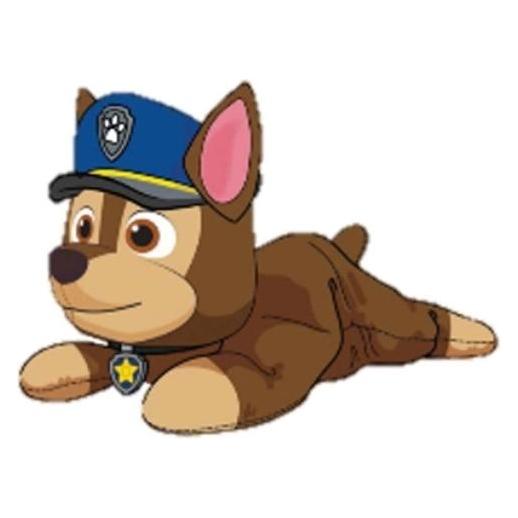 Paw Patrol Gund Hat & Collar Plush 20 cm - Chase (20 cm) (6072729)