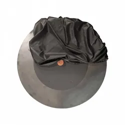 OFYR Löschabdeckel Schutzabdeckung Stahl Schwarz
