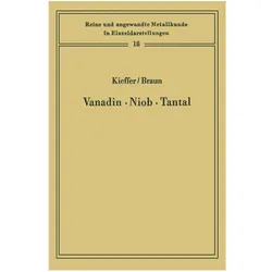Vanadin Niob · Tantal, Fachbücher von Horst Braun, Richard Kieffer