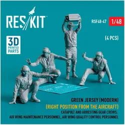 ResKit Green jersey (Modern) (Right position from the aircraft) Catapult and Arresting Gear Crews, Air Wing