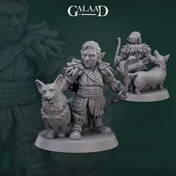 Gnome Ranger with Corgi von Galaad Miniatures aus Rangers Release