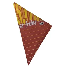 1000 Pommesbeutel Pommestüten 200 g PAP 210 mm Neutralmotiv „Pommes frites“