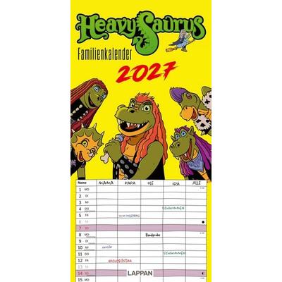 HeavySaurus Familienkalender 2027