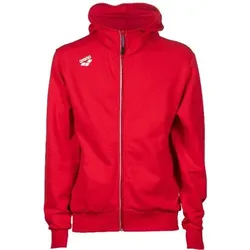 ARENA Herren Kapuzensweat TEAM HOODED JACKET PANEL, Größe L in Rot Rot