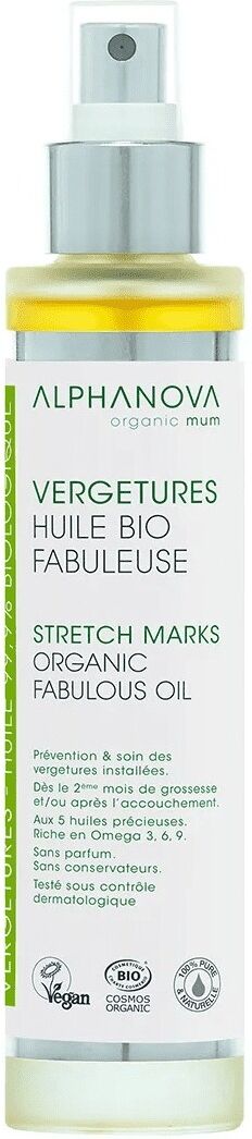 Alphanova Organic Mum Bio-Anti-Dehnungsstreifen-Öl 100 ml
