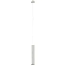 Brumberg Pendelleuchte TOMEK, zylindrisch, Spot-Rohr 35cm, GU10, Aluminium, strukturweiß BRUM-57417170