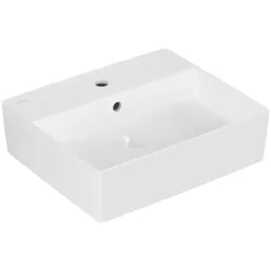 Villeroy & Boch Memento 2.0 Waschtisch 4A0750R1 50x42cm, mit Hahnloch, & Überlauf, Weiß C+