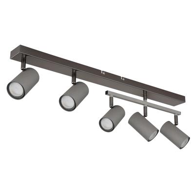 GLOBO LIGHTING Deckenstrahler "ROBBY", grau (dunkelgrau), H: 35cm, 1 Stk., Leuchten, Deckenspot, GU10 Fassung, Wohnzimmer, Flur, Deckenstrahler
