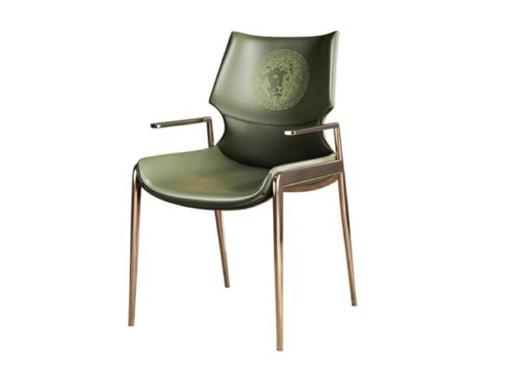 Xumh2024-3 Küchenstuhl Esszimmerstühle, Akzent-Sessel fürs Esszimmer, Mid-Century Modern Retro-Kunstlederstuhl for Küche, Schlafzimmer, Wohnzimmer