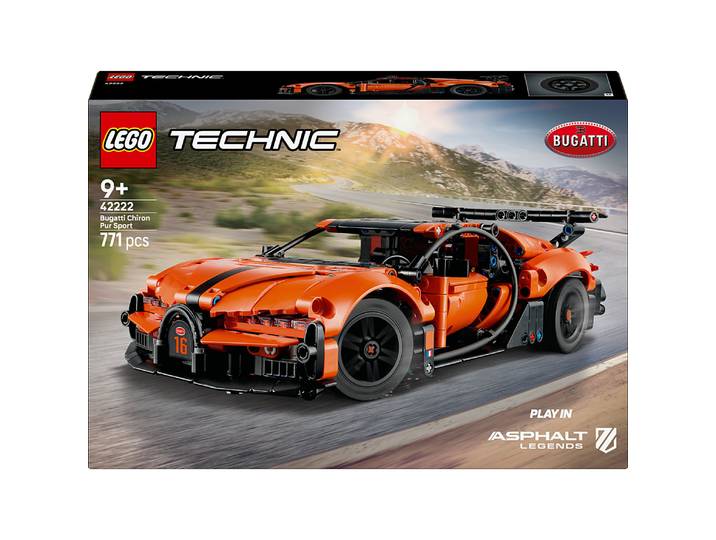 LEGO® Technic - Hypercar Bugatti Chiron Pur Sport - Jouet Voiture - 42222