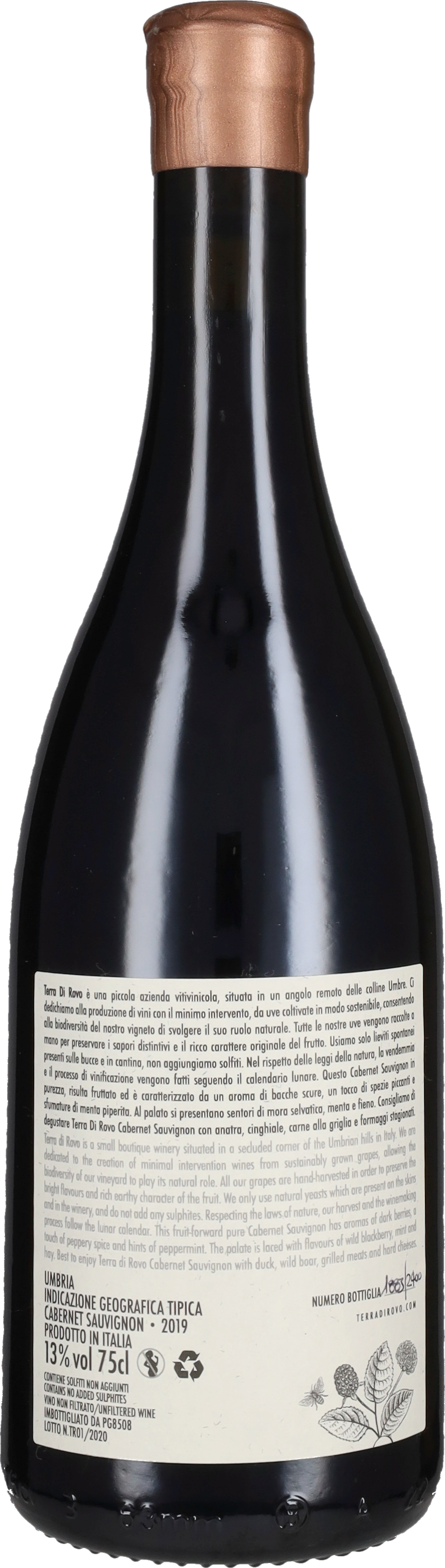 Cabernet Sauvignon Terra di Rovo 2019