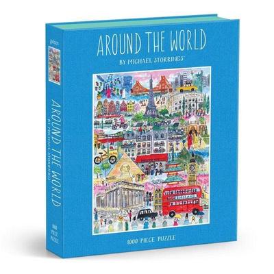 Michael Storrings Around the World 1000pc Book Puzzle, Sonstige von Galison, Abrams and Chronicle Books IWUK, 978-0-7353-7882-7