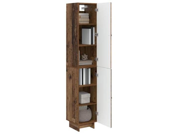 KTHLBRH 2-teiliges Schrank-Set aus antikem Holz, 34,5 x 33 x 90 cm Multifunktional, zeitgenössischer Stil, praktisches Design für jeden Raum