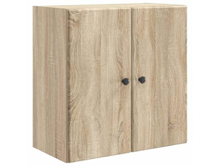 GFEROMRF Wandschrank Sonoma-Eiche 59 x 31 x 60 cm Holzwerkstoff 90°-Tür, Metallknöpfe, robustes Material, einfache Reinigung, vielseitig einsetzbar