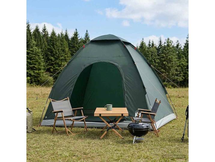 vidaXL Campingzelt 2 Personen Olivegrün