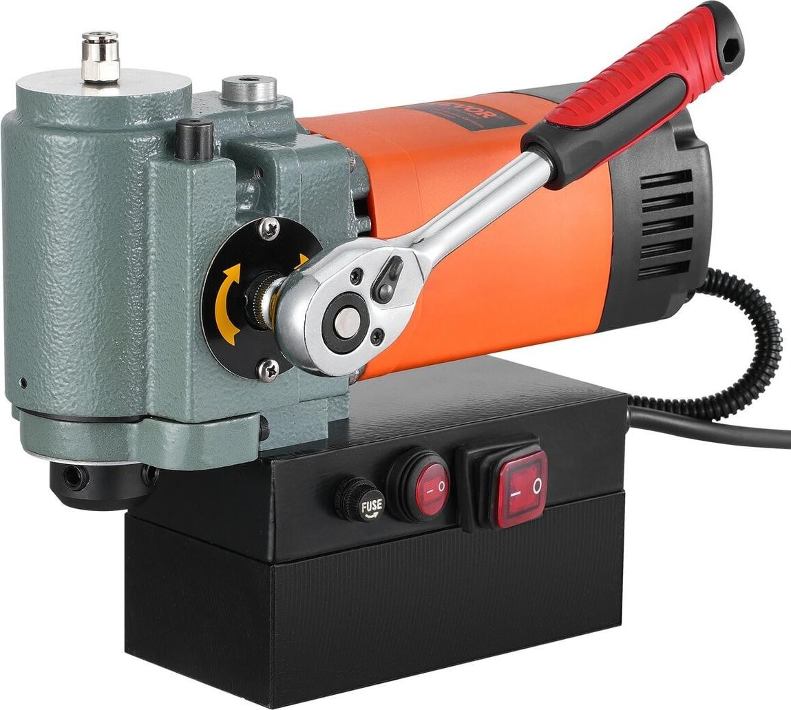VEVOR Magnetische boormachine, 1300W, laag profiel, licht en draagbaar