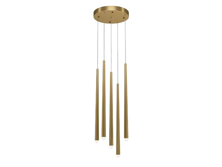 Suspension LED Cascade 3 x 219 x 110cm Laiton/Laiton Aluminium / Verre transparent LED Module LED