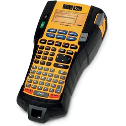 Dymo Etikettendrucker RHINO 5200 KitCase (UK) (180 dpi), Etikettendrucker, Schwarz