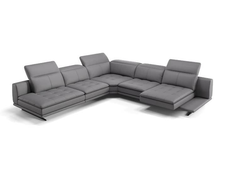 Leder Ecksofa NIZZA Eckgarnitur mit Sitzfunktion Bigsofa