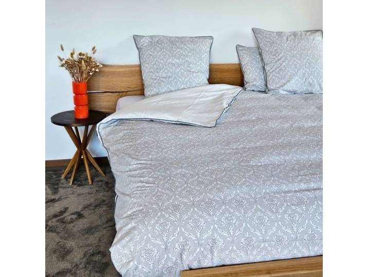 Housse de couette arabesque grise dimension - 240x220