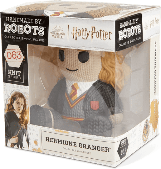 Harry Potter Handmade by Robots Hermione Granger Vinyl Figure - 13 cm Tall Collectible - Ages 14+