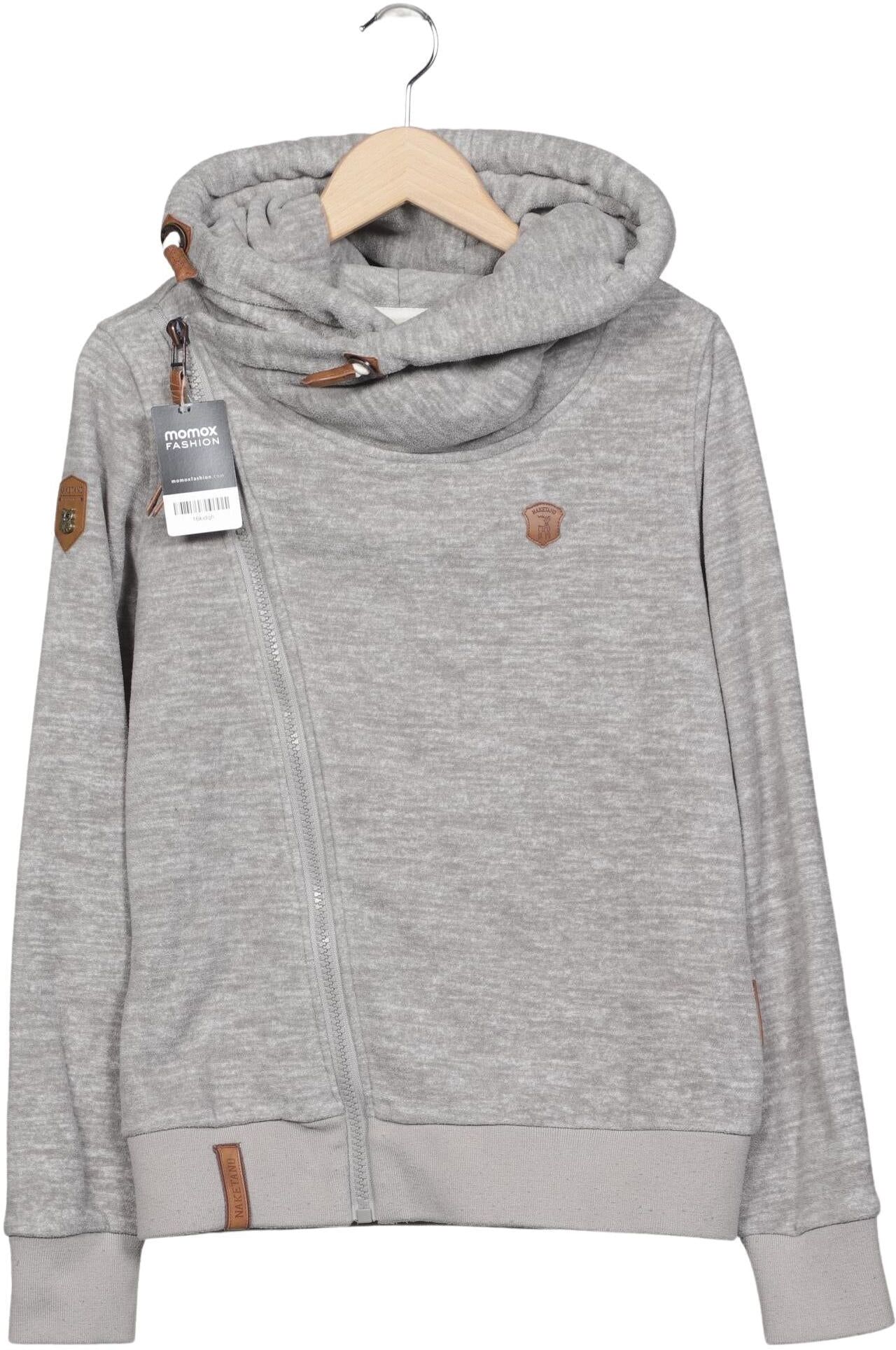 Naketano Damen Kapuzenpullover, Grau, Gr. M, Synthetik - Second Hand