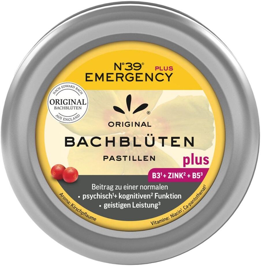 Bachblüten Nummer 3 9 Notfall Pastillen Plus 50g