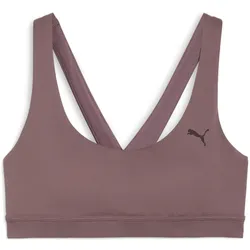 PUMA Cloudspun Mid Support Sport-BH Damen 88 - raisin L