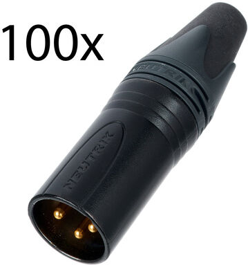 Neutrik NC3 MXX-B 100x Schwarz