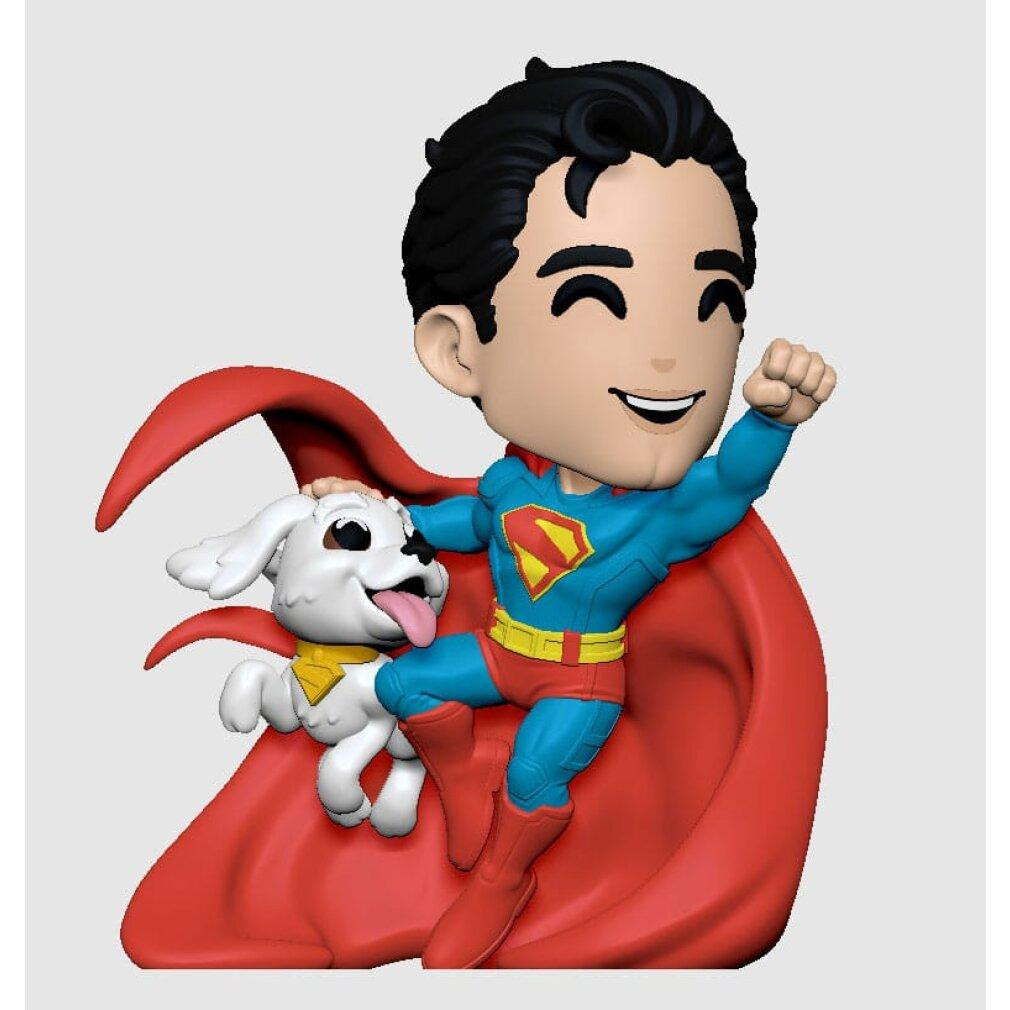 Youtooz Superman 2025 Vinyl Figuur: Superman & Krypto, 13 cm