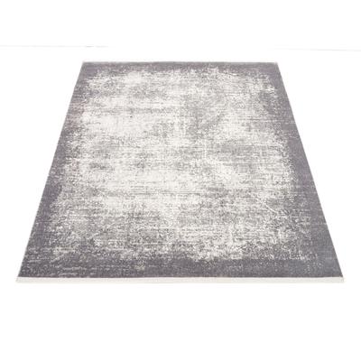 Teppich OCI DIE TEPPICHMARKE "TOP EMILIA", grau, B:200cm H:7mm L:250cm, Polypropylen (PP), Teppiche, Teppich, 3-D Hoch Tief Optik, mit Fransen, Wohnzimmer