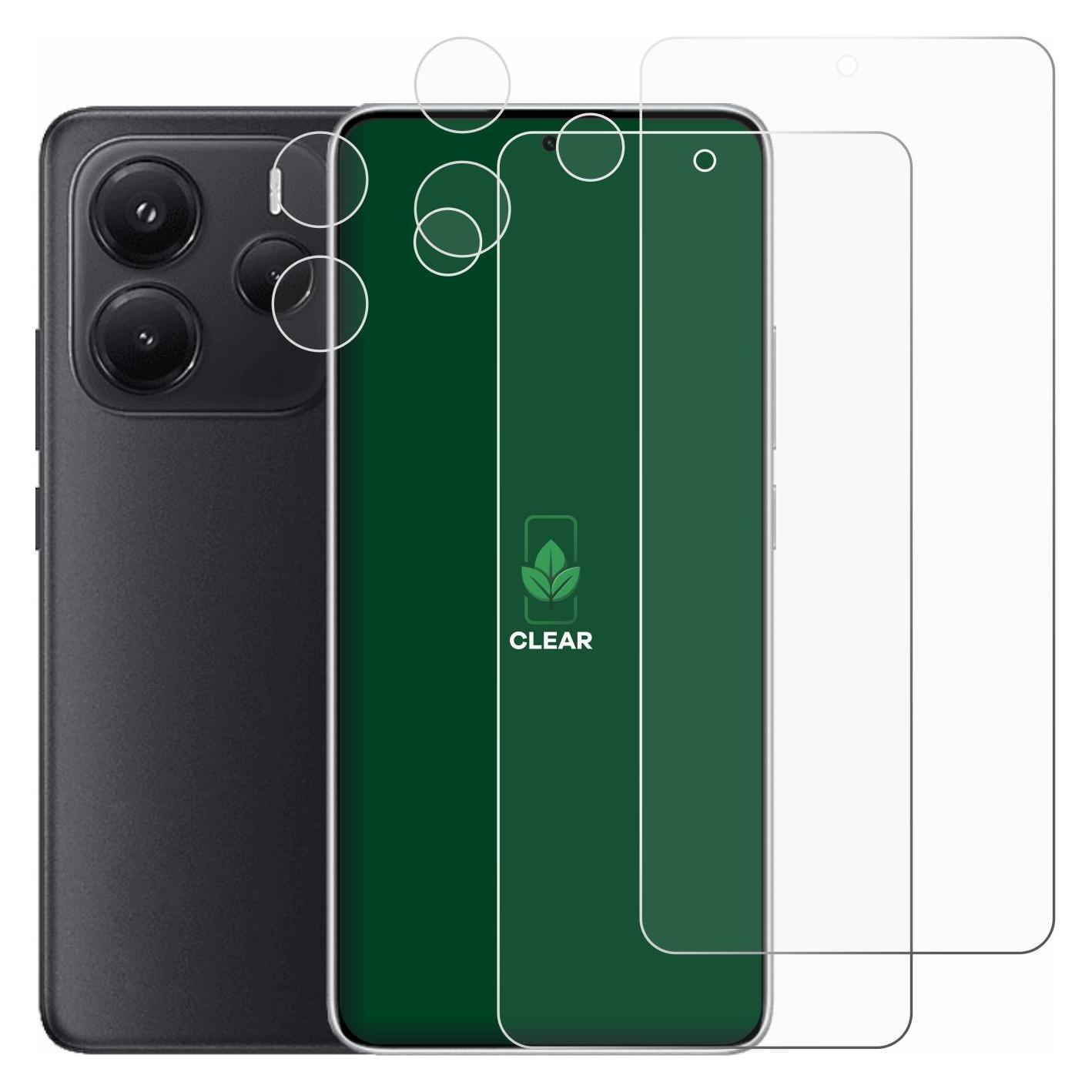 ScreenLeaf Schutzfolie für Xiaomi Redmi Note 14 (Display+Kamera) Displayschutz Display Schutz Folie Klar (Xiaomi Redmi Note 14) (6157523)