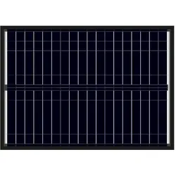Alcapower -  50-W-Photovoltaik-Insel-Kit - Kit mit Solarpanel, Laderegler, Glühbirnen und Installationszubehör