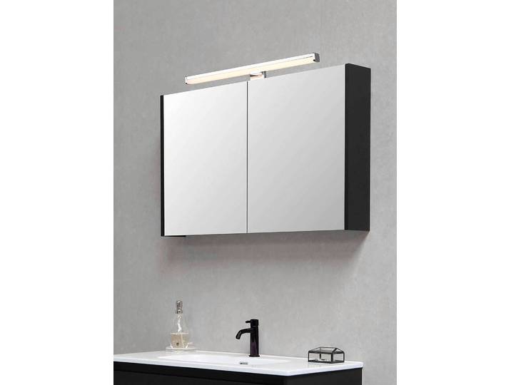 Applique murale LED Lino 60cm Argenté/Argenté Matériau : Métal, Matière plastique Surface en métal : Laqué Type de matière synthétique :