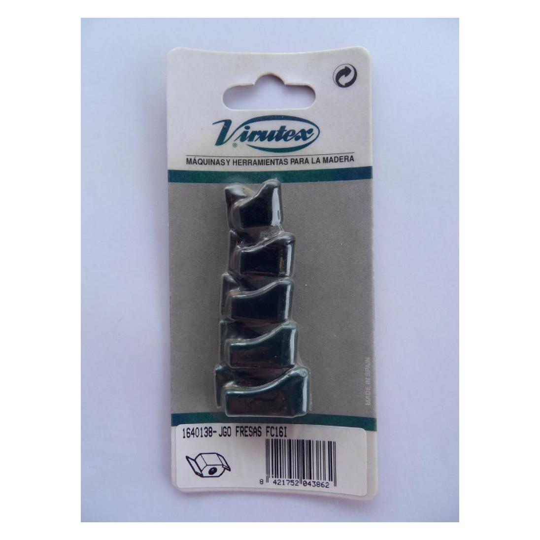 Virutex 1640138 HM Freisatz 18, 21,23,25,30 mm (58698293)