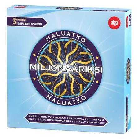 Alga Haluatko Miljonääriksi 3rd Edition -lautapeli (Finnisch, 2 - 6 Spieler) (38011499)