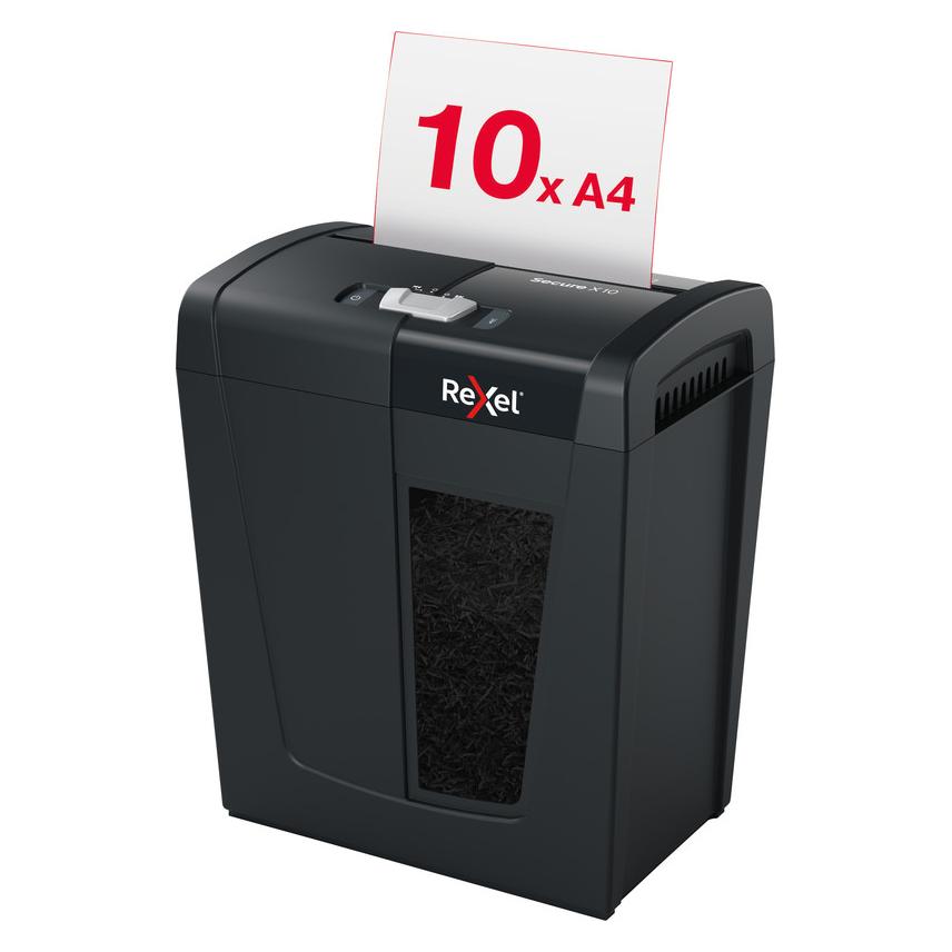 Rexel SECURE X10 - Aktenvernichter (Partikelschnitt) (2020124EU)