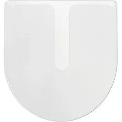 100 CD-Tasche, 126 x 126 mm, unten rund, 100 Stück, PP, transparent