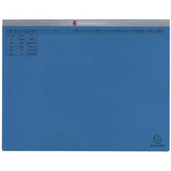 Exacompta 370107B 25x Exaflex Premium Hängehefter 1 Abheftv. Linksheftung - Blau