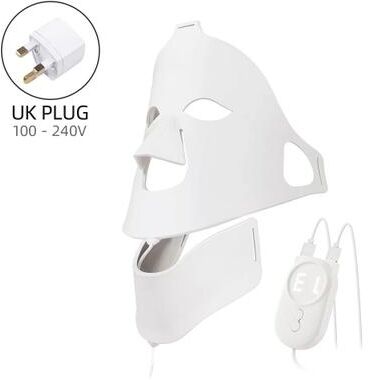 Uplift Treasures 7 Color LED Silicone Face Mask Wireless Light Therapy Device uk Plug