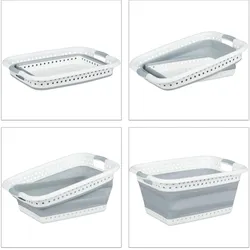 Relaxdays, Wäschekorb, Wäschekorb (37 l)