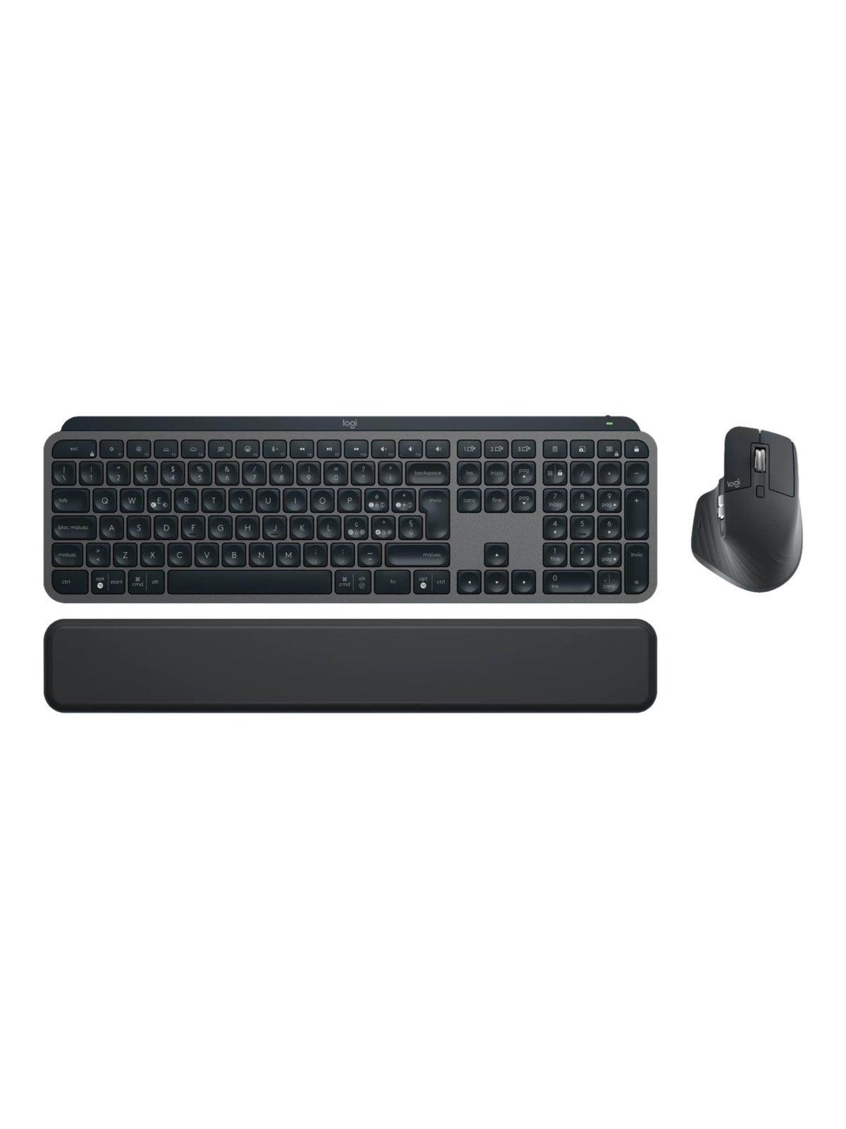 Logitech MX Keys S Combo Graphite (US) - Tastatur - Englisch (US) - Grau